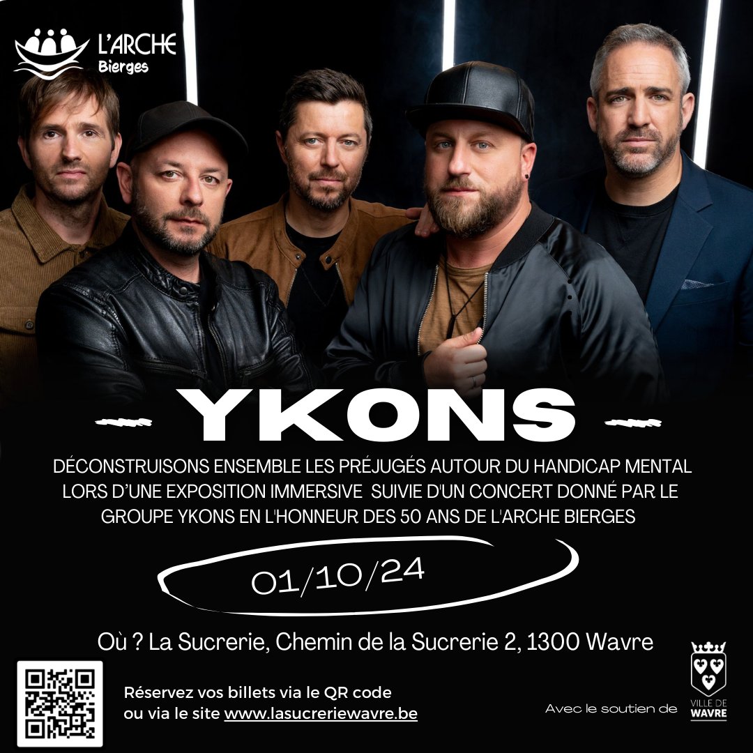 Concert d'YKONS en soutien à L'Arche BIerges