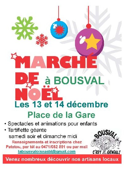 Marché de Noël de Bousval