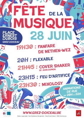 La Fête de la Musique à Grez-Doiceau : Une soirée estivale inoubliable le 28 juin !