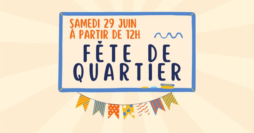 Genappe : Plaisirs et divertissements au rendez-vous - Fête de quartier à Genappe le samedi 29 juin!