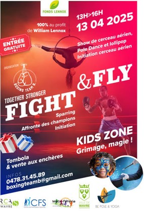 Fight and Fly : Une après-midi magique au profit du Fonds Lennox