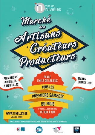 Nivelles | Marché des artisans | créateurs | producteurs