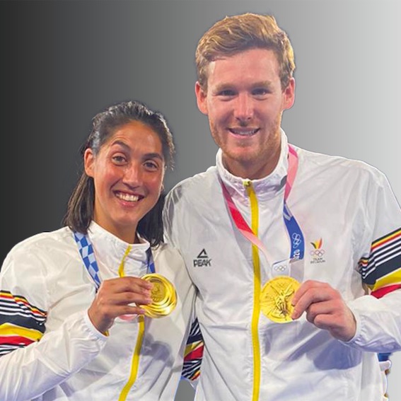 Emily Calderon et Gauthier Boccard, Ambassadeurs sportifs de Waterloo