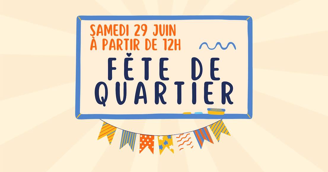 Genappe : Plaisirs et divertissements au rendez-vous - Fête de quartier à Genappe le samedi 29 juin!