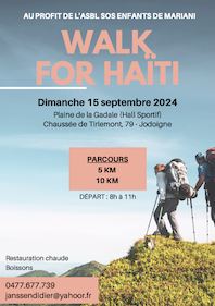 VTT et marche pour Haïti : Unissons-nous pour les enfants de Mariani à Jodoigne