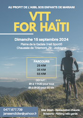 VTT et marche pour Haïti : Unissons-nous pour les enfants de Mariani à Jodoigne