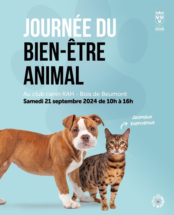 La Journée du Bien-être animal : un rendez-vous à ne pas manquer à Wavre