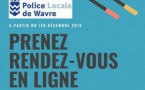 Nouveau à Wavre : Prendre rendez-vous en ligne avec la Police locale