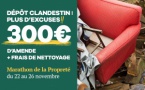 Dépôt clandestin : plus d'excuses !