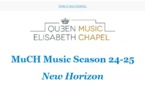 MuCH Music Season 24-25 : Un Nouveau Horizon Musical à la Chapelle Musicale Reine Elisabeth