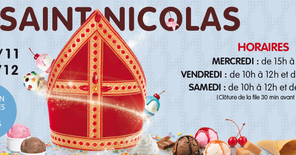 Venez rencontrer Saint Nicolas au Shopping Nivelles !