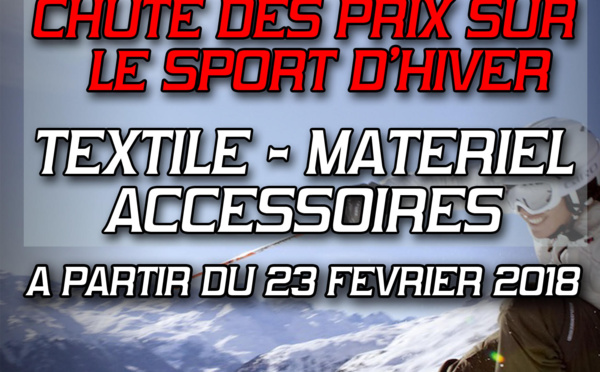 Grand Déstockage "SKI" chez Sport One