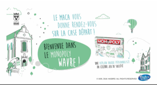 Wavre a son propre Monopoly