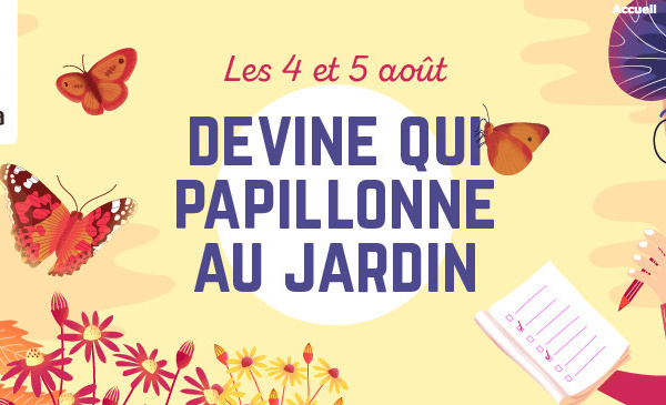 Natagora vous invite à participer à l'opération "Devine qui papillonne au jardin"