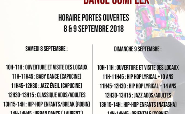 Portes ouvertes à l'école de danse  Nikka Dance Complex en Brabant wallon !