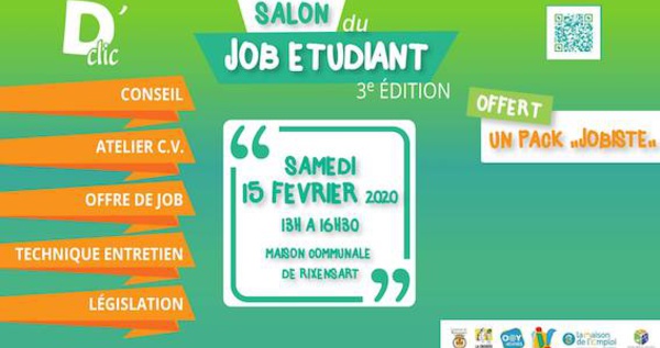 Rixensart : Salon du job étudiant 2020