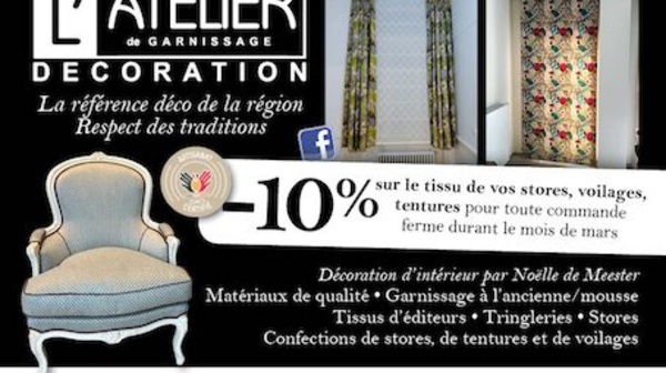 L'atelier de garnissage | PROMO : 10% de réduction sur les tissus !