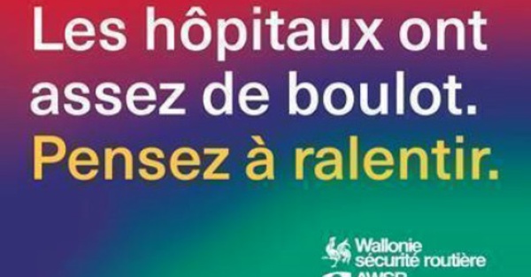 L’AWSR appelle les citoyens à ralentir pour ne pas donner plus de travail aux hôpitaux