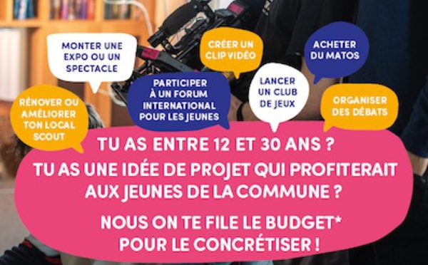 Wavre | 500 à 5000 € pour concrétiser un projet à destination des jeunes de la commune ?