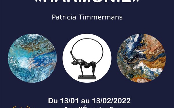 Exposition "Harmonie": peintures et sculptures de Patricia Timmermans | Du 13 janvier au 13 février 2022 | Waterloo