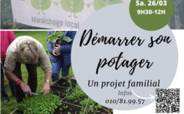 Activité | Démarrer son potager, un projet familial | Le 26 mars 2022 | Mélin