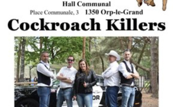 Après midi country animée par l'orchestre Cockroachkillers | Le 10 avril 2022 | Orp-le-Grand