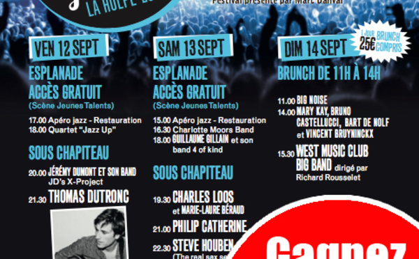 CONCOURS TOOTS JAZZ FESTIVAL (La Hulpe, 10x2 places à gagner, valeur 10 x 80 euros)