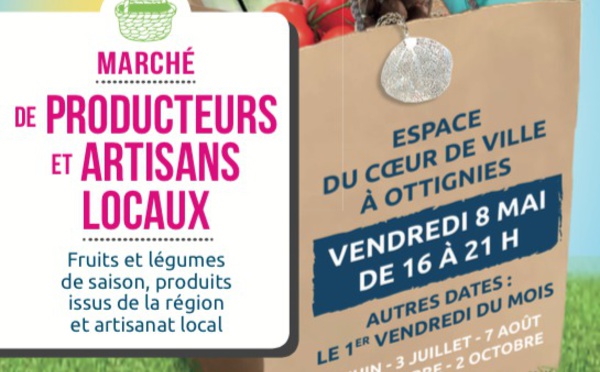 Ottignies-Louvain-la-Neuve : Le marché nocturne des producteurs et artisans locaux