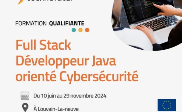 Formation Full Stack Développeur Java orienté Cybersécurité : Une Opportunité à Ne Pas Manquer pour les Demandeurs d'Emploi
