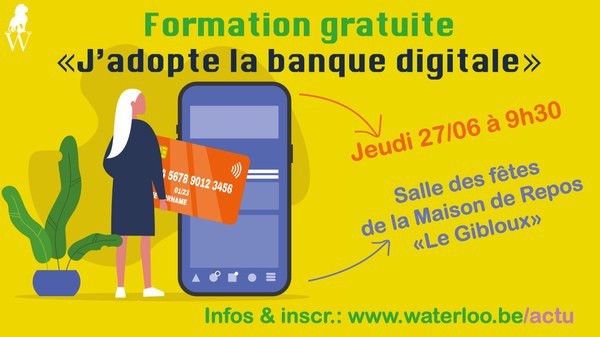 "J’adopte la banque digitale" : Formation gratuite à Waterloo pour maîtriser les services bancaires en ligne