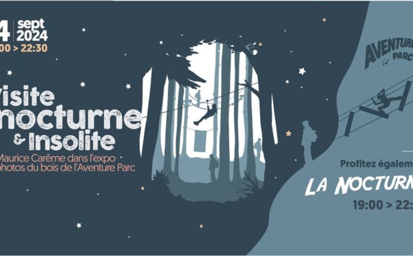 Soirée féerique à l'Aventure Parc : Une Visite Nocturne Insolite et Une Nocturne à l'Aventure Parc à ne pas manquer