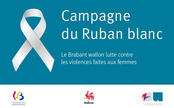 Campagne du Ruban blanc à Wavre : Mobilisation contre les violences faites aux femmes