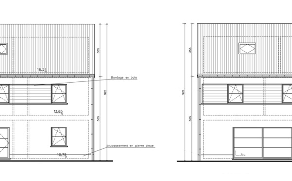 Super projet de construction Sibomat 4 façades «basse consommation» !